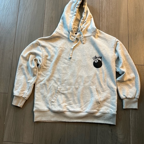 Stussy Light Gray Hoodie for Men - Picture 1 of 5
